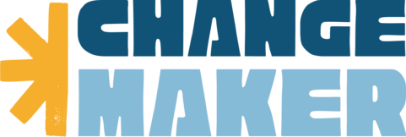 yellow asterisk next to bold blue text CHANGE and light blue text MAKER